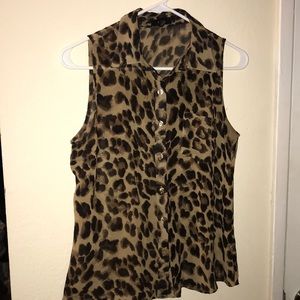 Leopard Print Top